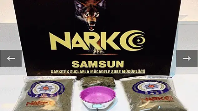 Samsun'da uyuşturucu operasyonu zanlıları adliyede