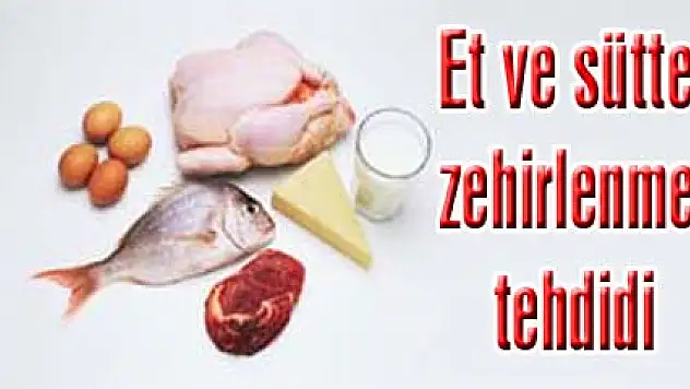 Et ve sütte zehirlenme tehdidi