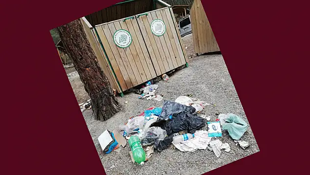 Doğa harikası kanyonda piknikçi rezaleti