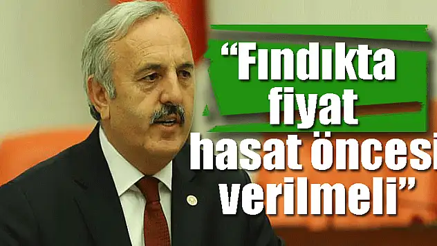 'Fındıkta fiyat hasat öncesi verilmeli'