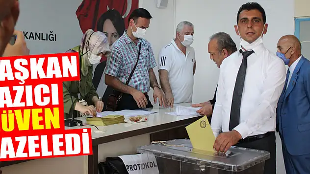 BAŞKAN YAZICI GÜVEN TAZELEDİ