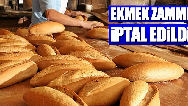 Vali Dağlı ekmek zammını iptal etti 