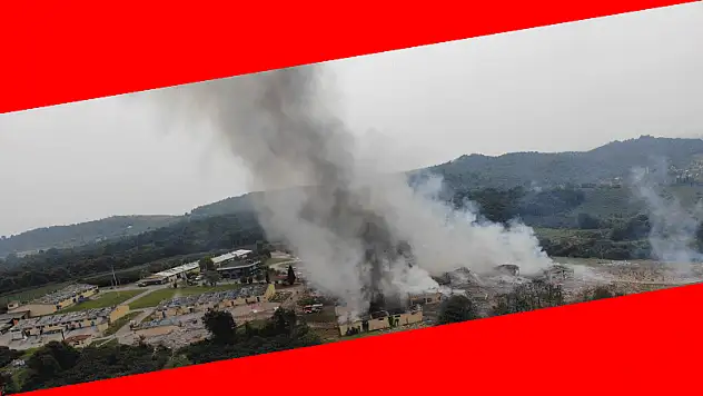 Sakarya'da havai fişek fabrikasında patlama
