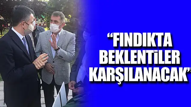 'Fındıkta beklentiler karşılanacak'