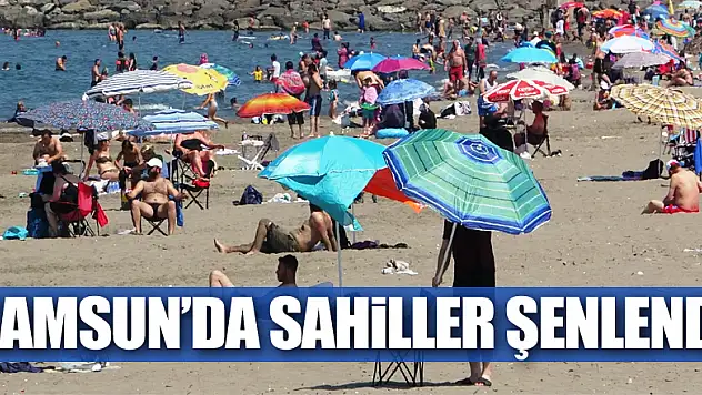 Samsun'da sahiller şenlendi