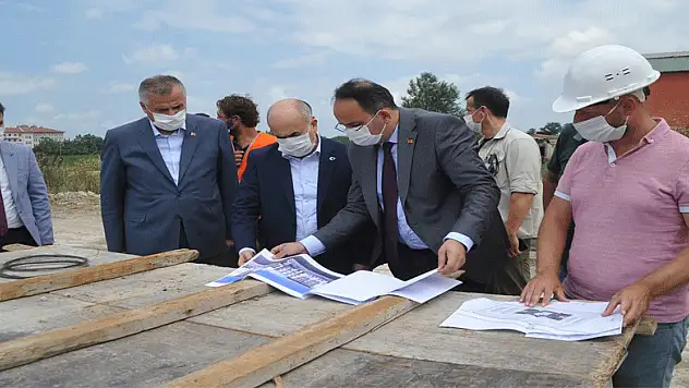 Vali Dağlı, yeni hükümet binası inşaatında incelemelerde bulundu