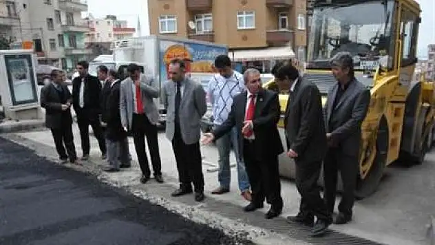 Hedef 100 bin ton asfalt dökmek