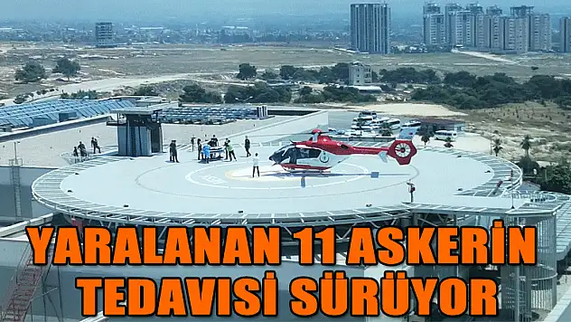 Mersin'deki otobüs kazasında yaralanan 11 askerin tedavisi sürüyor