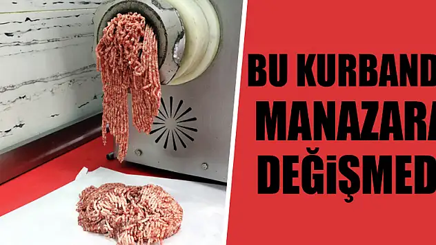 Bu kurbanda da manzara değişmedi