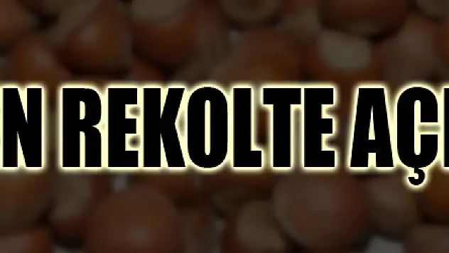 SEVİNÇ'TEN REKOLTE AÇIKLAMASI