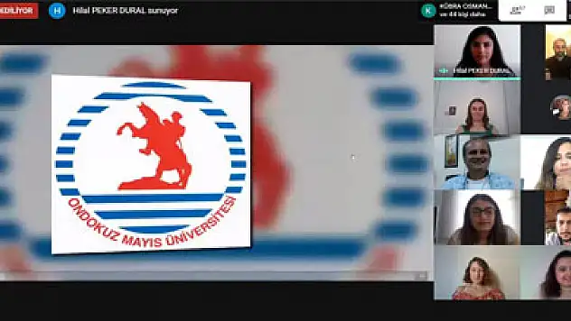 OMÜ psikoloji mezunları onlineda kep fırlattı