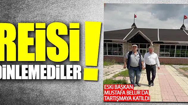 AK PARTİ AYVACIK İLÇE VE BELEDİYE BAŞKANLARI: REİSİ DİNLEMEDİLER!