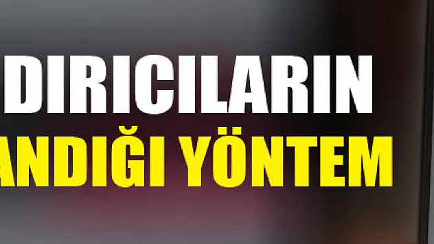 Dolandırıcıların en çok kullandığı bu yönteme dikkat