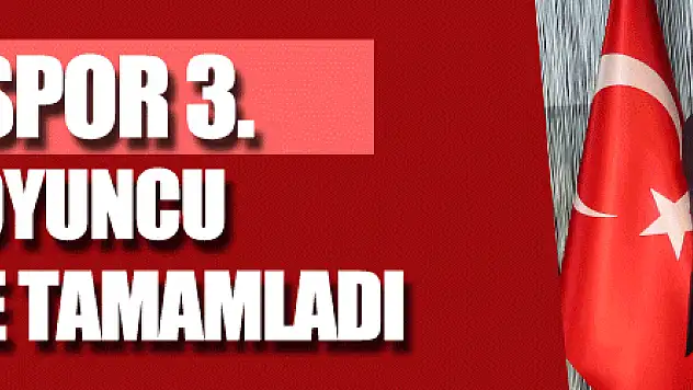 Samsunspor 3. yabancı oyuncu transferini de tamamladı