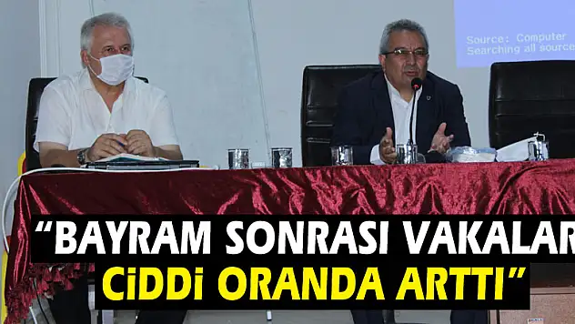 Kaymakam Yıldırım: 'Bayram sonrası vakalar ciddi oranda arttı'