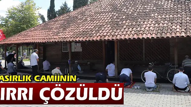 Çivisiz Cami'nin 8 asırdır dimdik ayakta durmasının sırrı çözüldü