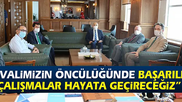 Rektör Aydın: 'Valimizin öncülüğünde başarılı çalışmalar hayata geçireceğiz'