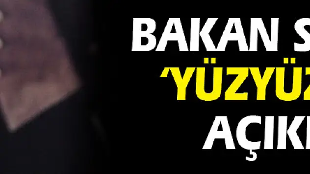 Bakan Selçuk'tan 'Yüzyüze Eğitim' açıklaması !