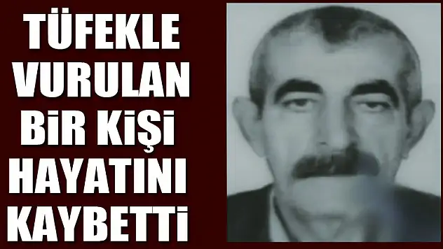 Samsun'da tüfekle vurulan bir kişi hayatını kaybetti