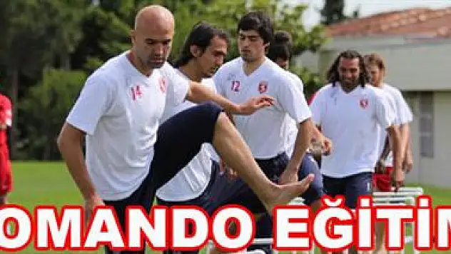 Samsunspor'da komando eğitimi