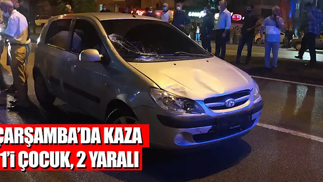 Çarşamba'da Trafik Kazası: 2 yaralı