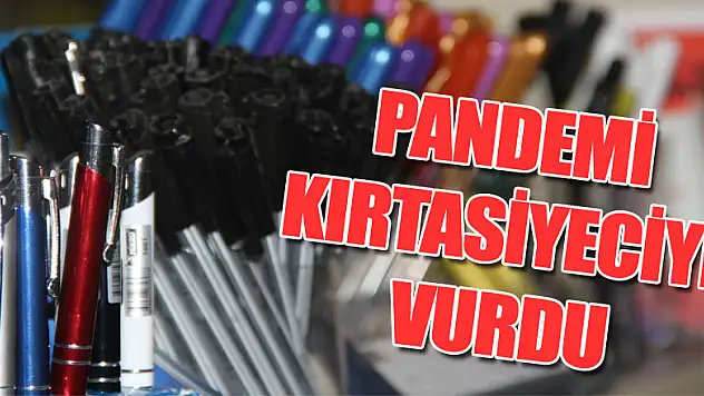 Pandemi kırtasiyeciyi vurdu