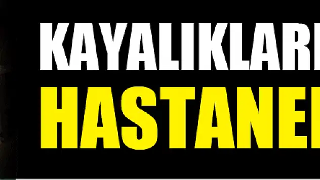 Kayalıklardan düşen alkollü şahıs hastanelik oldu