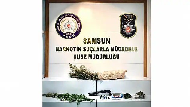Samsun'da uyuşturucu operasyonu: 1 gözaltı