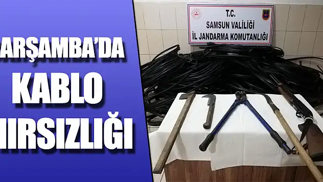 Çarşamba'da Kablo Hırsızlığı