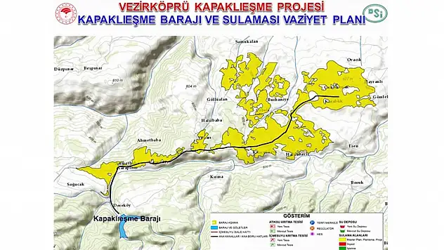 DSİ 7. Bölge Müdürlüğünün Samsun'daki baraj projeleri