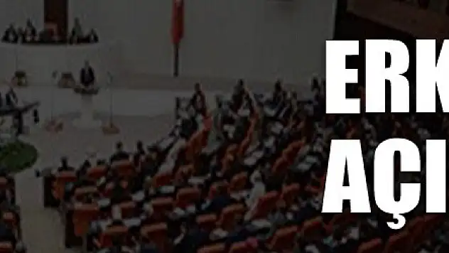 ERKEN SEÇİM AÇIKLAMASI !