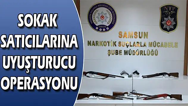 Sokak satıcılarına uyuşturucu operasyonu: 5 gözaltı