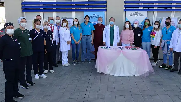 Sağlıkçılar basket atarak meme kanseri için farkındalık oluşturdular