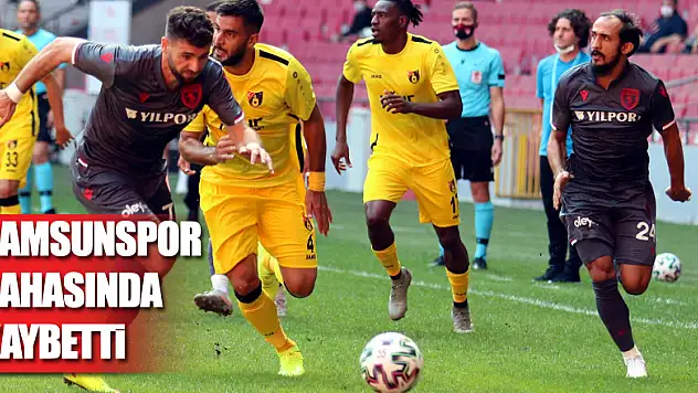 Samsunspor sahasında kaybetti