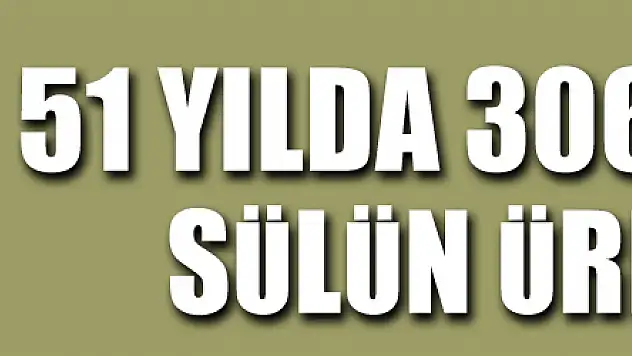 51 yılda 306 bin 675 sülün üretildi