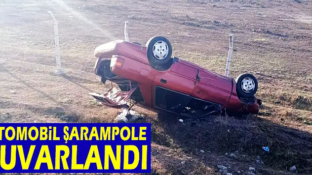 Samsun'da otomobil şarampole yuvarlandı: 1 yaralı