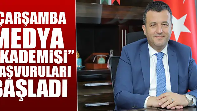 'Çarşamba Medya Akademisi' başvuruları başladı