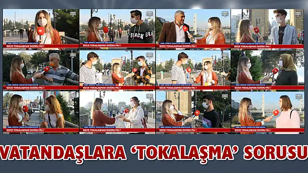 Vatandaşlara Tokalaşma Sorusu