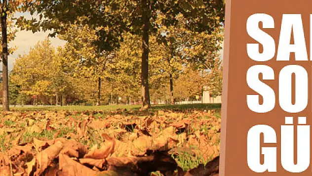 Samsun'da sonbahar güzelliği