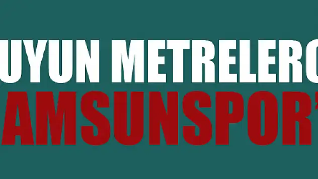 Suyun metrelerce altından Samsunspor'a destek