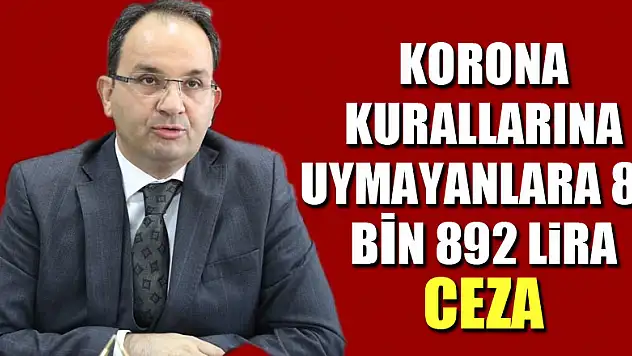 Bafra'da korona kurallarına uymayanlara 80 bin 892 lira ceza