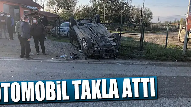 Otomobil takla attı: 2 yaralı