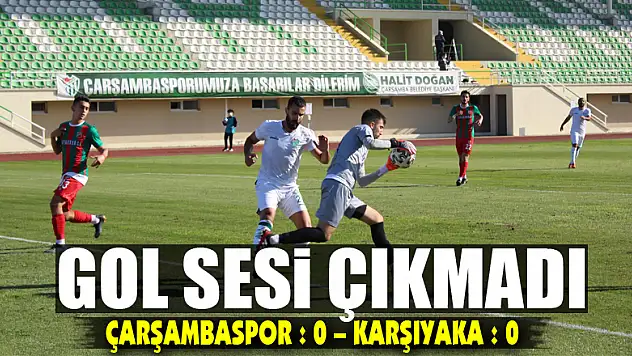 Gol sesi çıkmadı