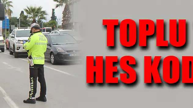 Samsun'da toplu taşımada HES kodu denetimi