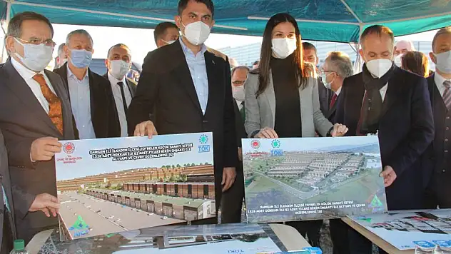 Bakan Kurum, Türkiye'nin en büyük sanayi dönüşümlerinden biri olacak alanı inceledi 