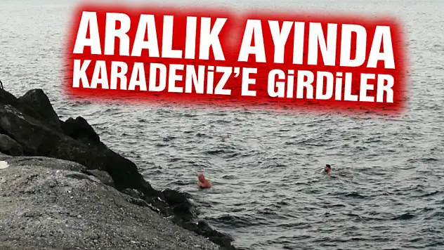 Aralık ayında Karadeniz'e girdiler