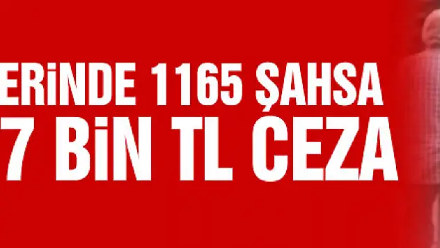 Samsun'da korona denetimlerinde 1165 şahsa 1 milyon 977 bin TL ceza