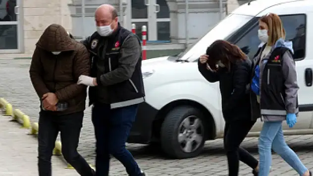 Samsun'da karı-koca uyuşturucu ticaretinden gözaltına alındı