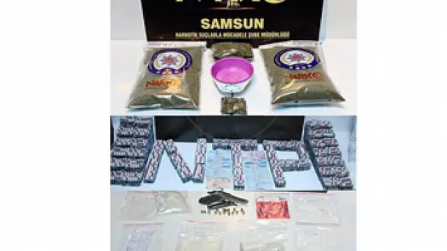 Samsun'da uyuşturucu operasyonu: 5 gözaltı