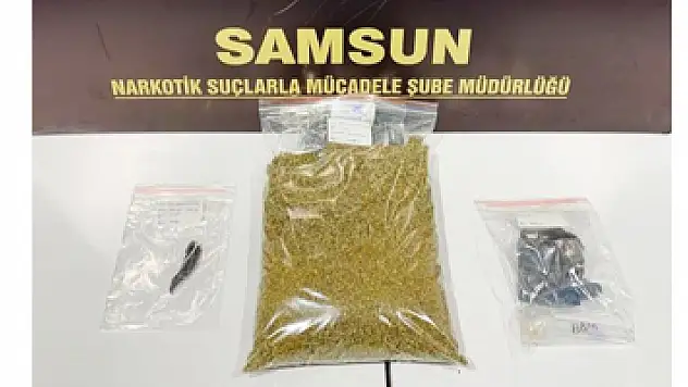 İstanbul'dan Samsun'a uyuşturucu getirirken yakalandı